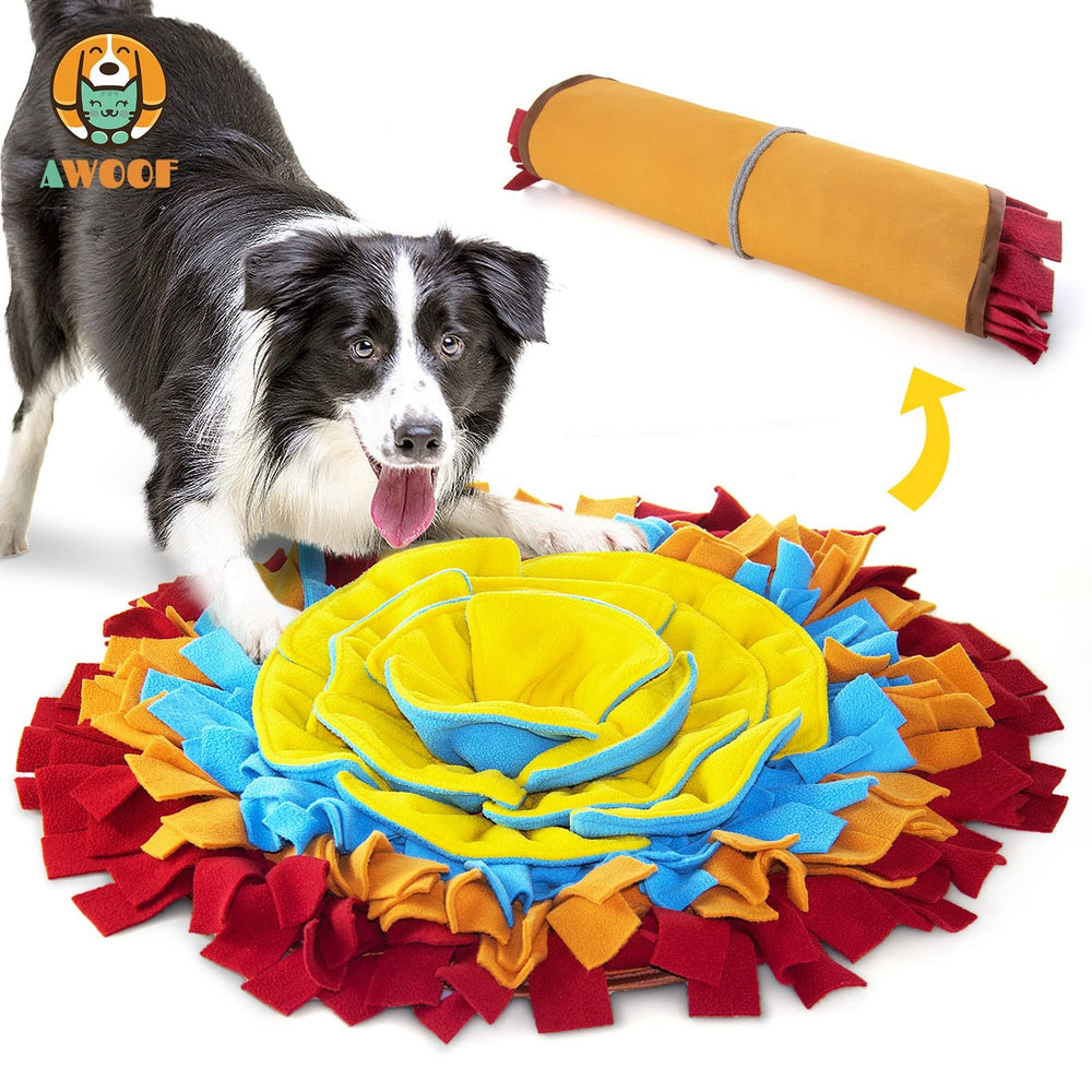 AWOOOF Snuffle Mat chien-interieur, stimule l'odorat et occupe intelligemment