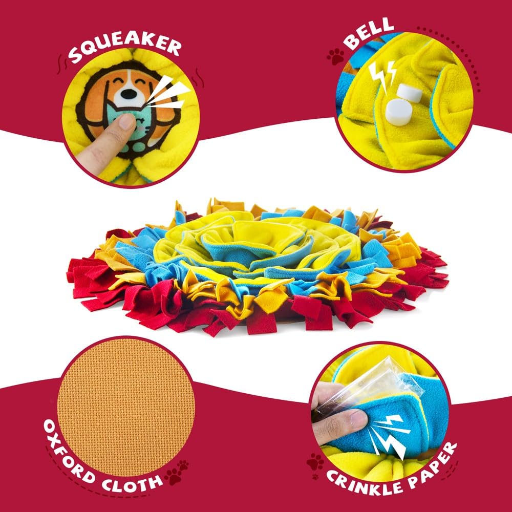 AWOOOF Snuffle Mat nettoyage-main, nettoyage rapide et facile