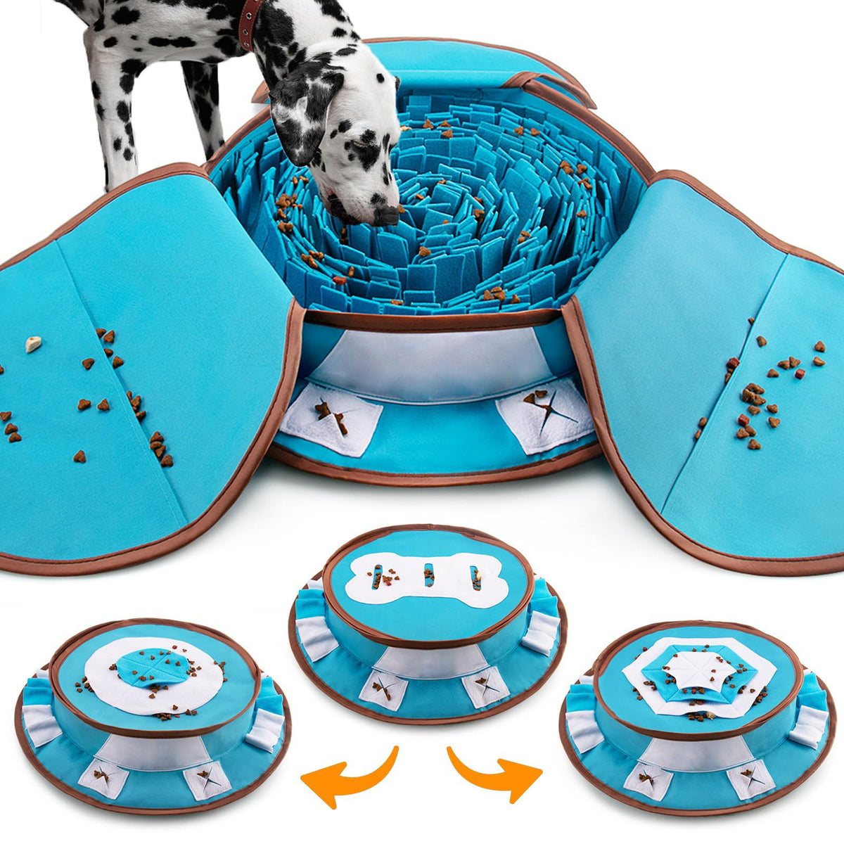 AWOOF Tapis Snuffle Chien antiglisse: stabilité pendant le jeu.