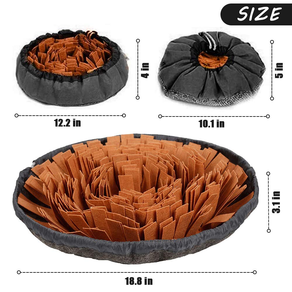 AWOOF Tapis Snuffle: design portable pour activités en intérieur et extérieur.