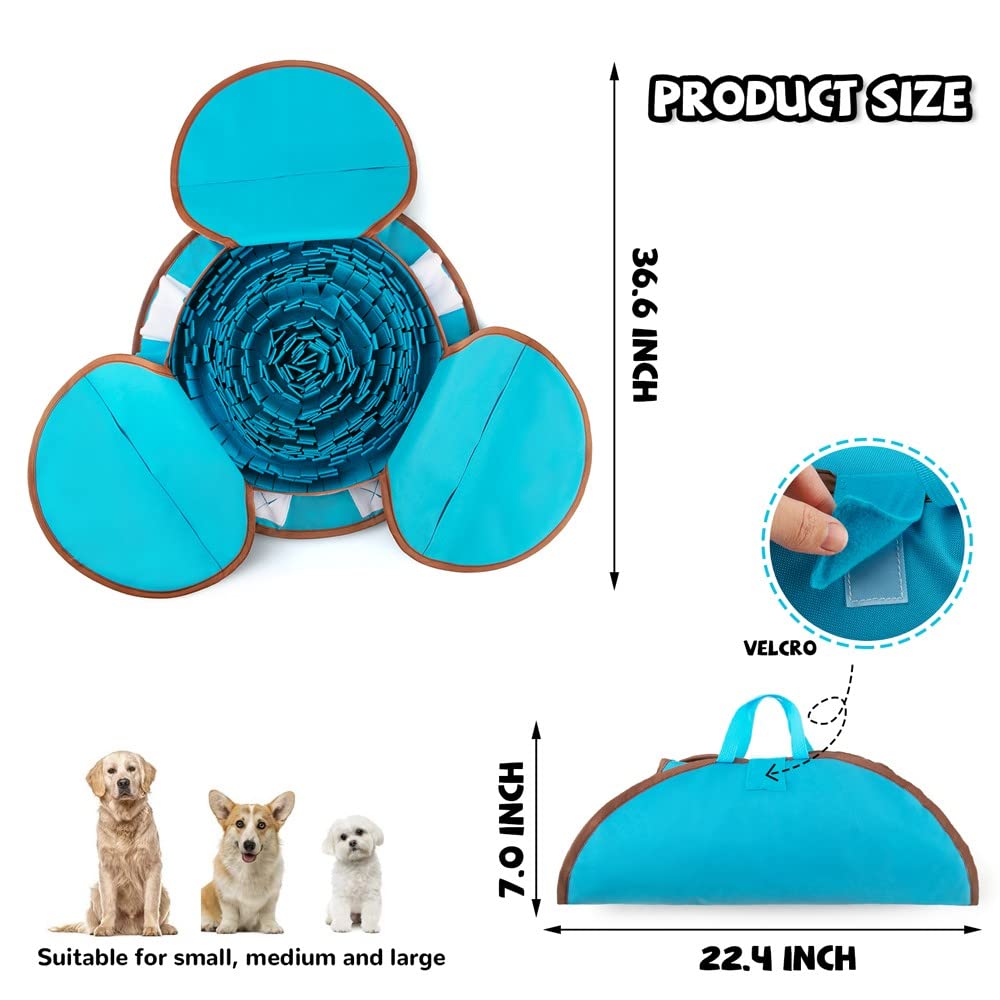 AWOOF Tapis Snuffle Nettoyage à la main pour préserver les fibres.