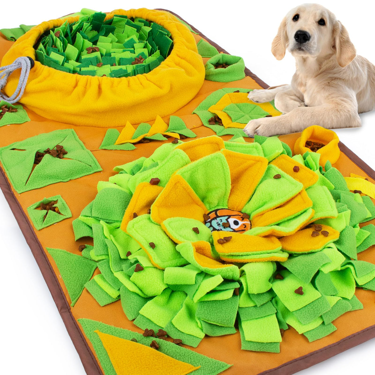 AWOOF Tapis Snuffle Chien Grand – panorama du tapis complet.