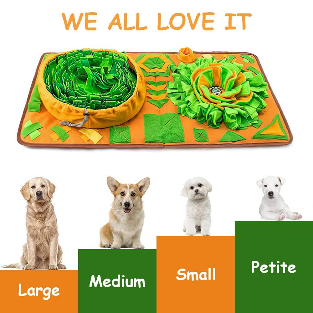AWOOF Tapis Snuffle Chien Grand – grande taille adaptée aux chiens actifs.