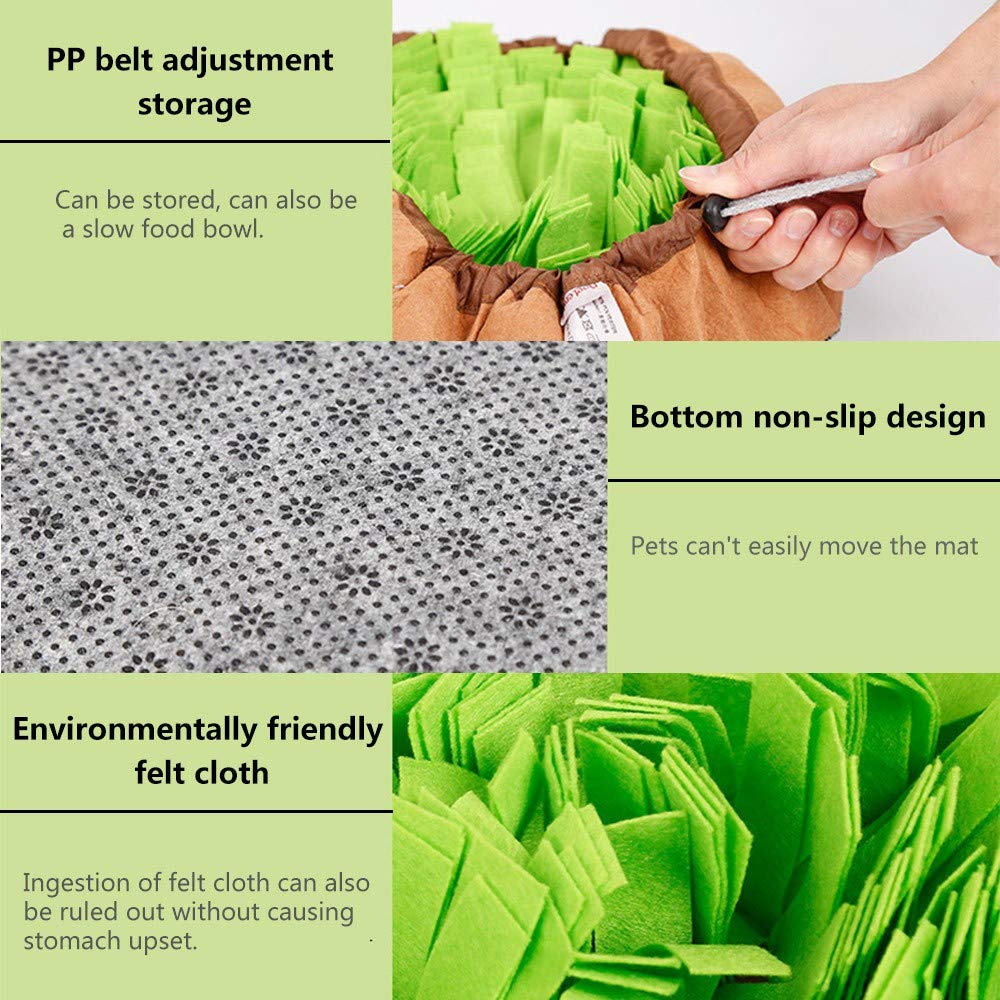 AWOOF Snuffle Mat compact et portable idéal pour les voyages