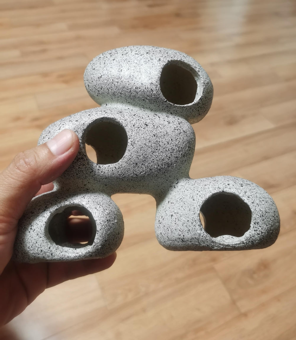 Abri betta Awxzom – tunnel de rocher pour poisson combattant.