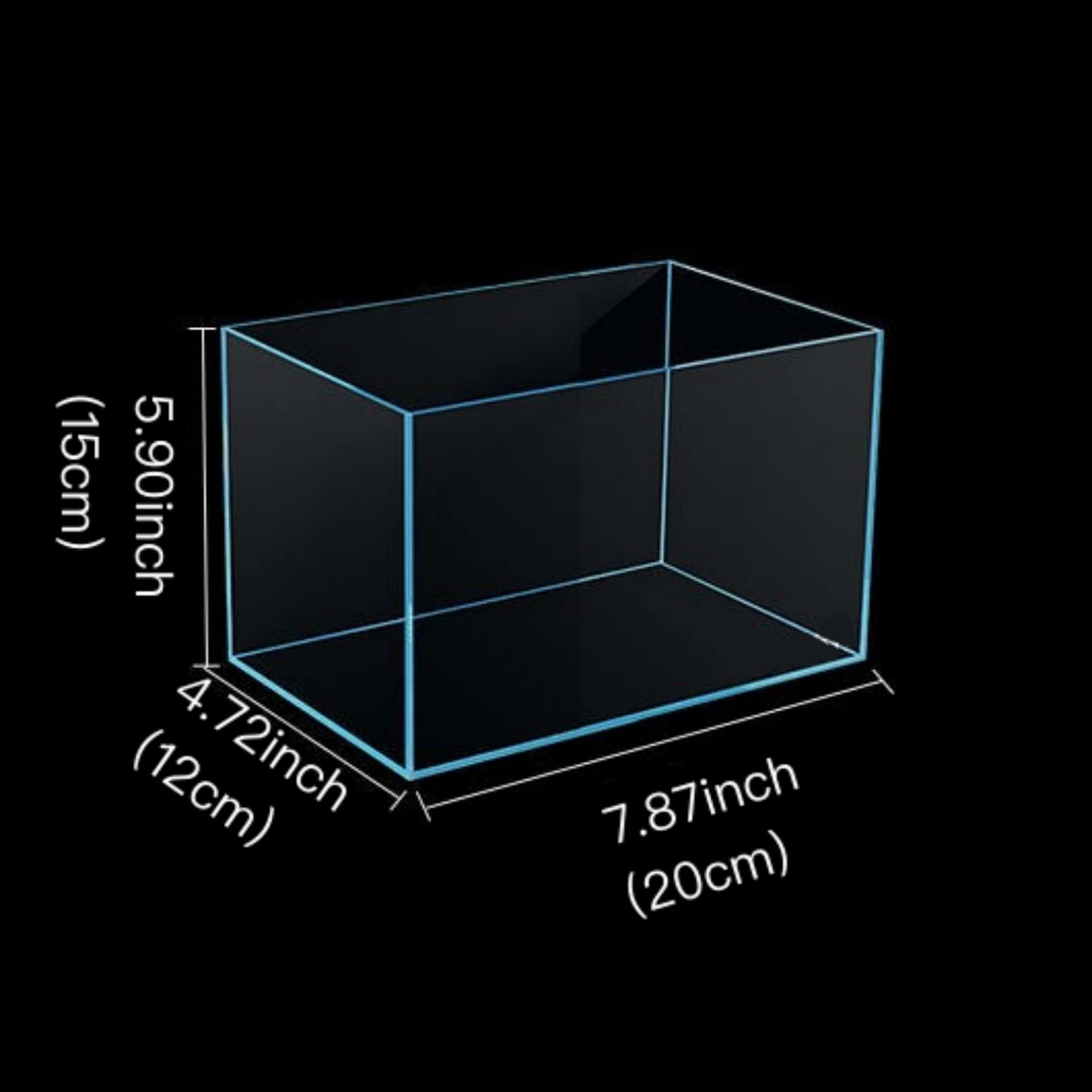 AWXZOM nano aquarium petit volume, idéal pour Betta et petits poissons.