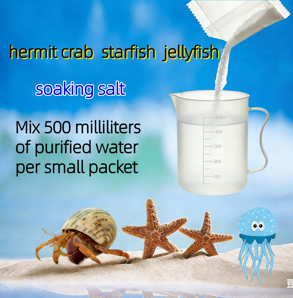 AWXZOM sel bain crabe hermite – crabe hermite profite d'un bain salin pratique.