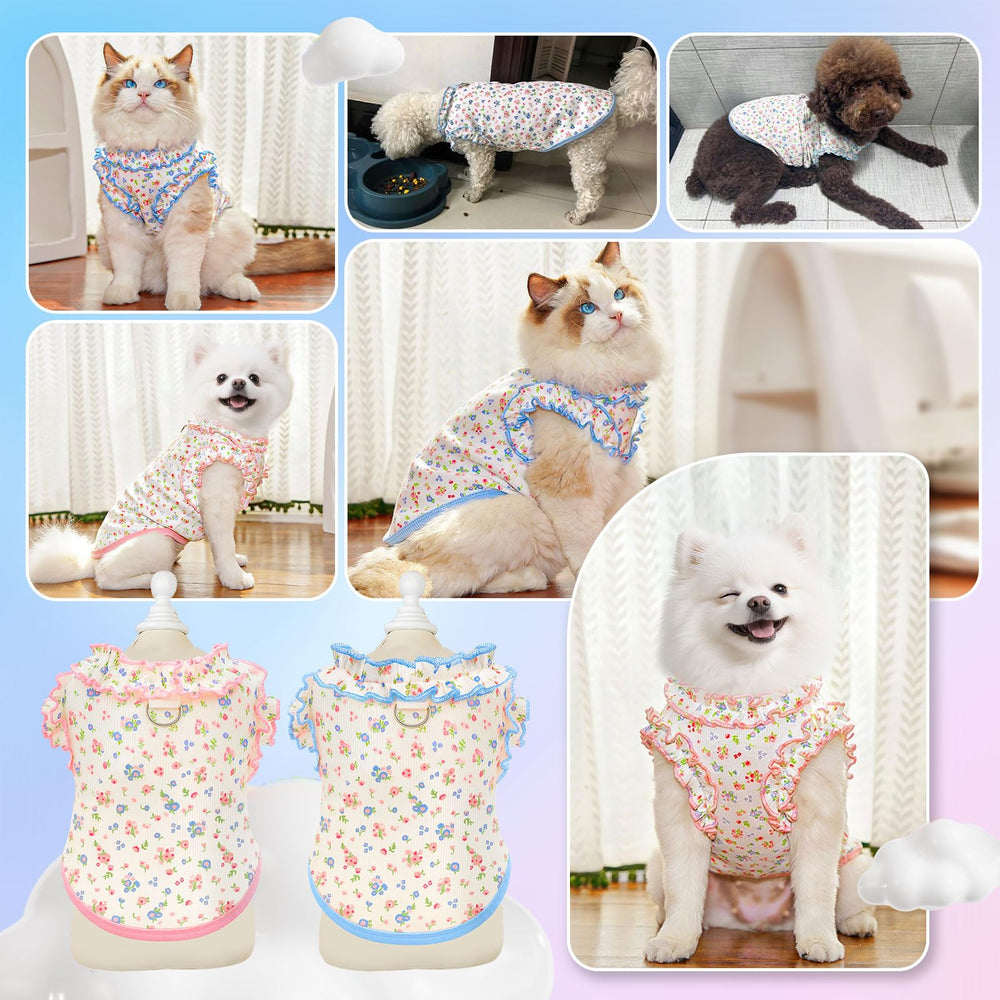 AXIIJGL T-shirt petit chien, extensible, liberté de mouvement.