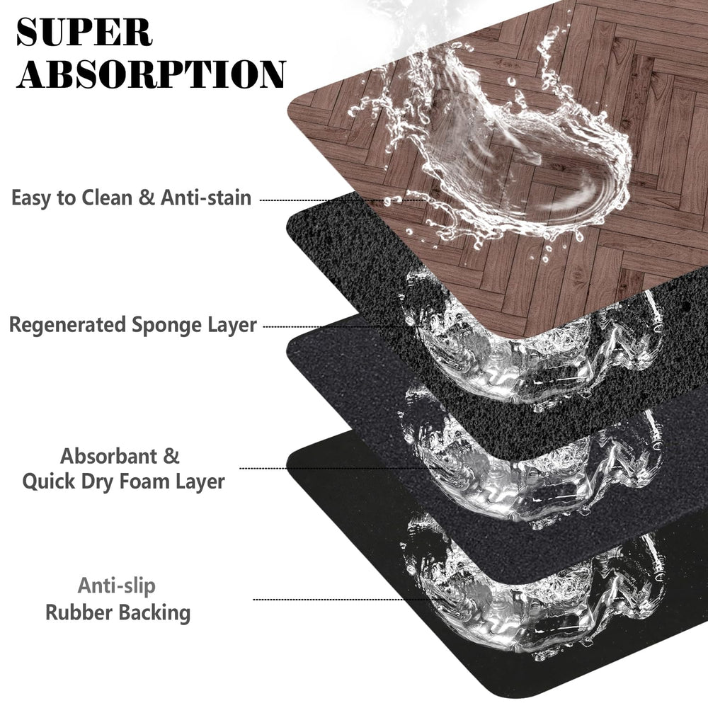 Tapis Ayiashiab eau chien anti-fuite, protège le sol.