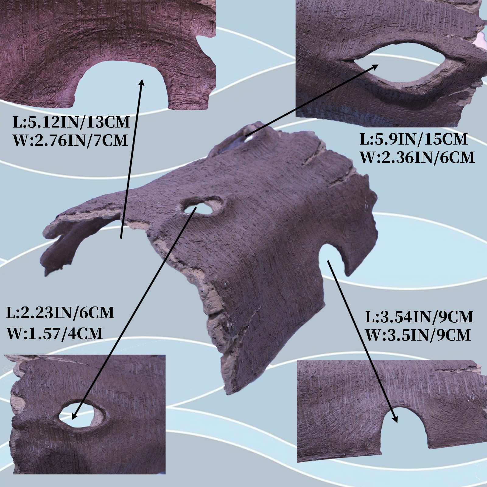Aytupotin pièce maîtresse pour bassin, élégant et durable