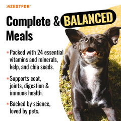 Algues kelp et graines de chia intégrées dans la formule Azestfor.