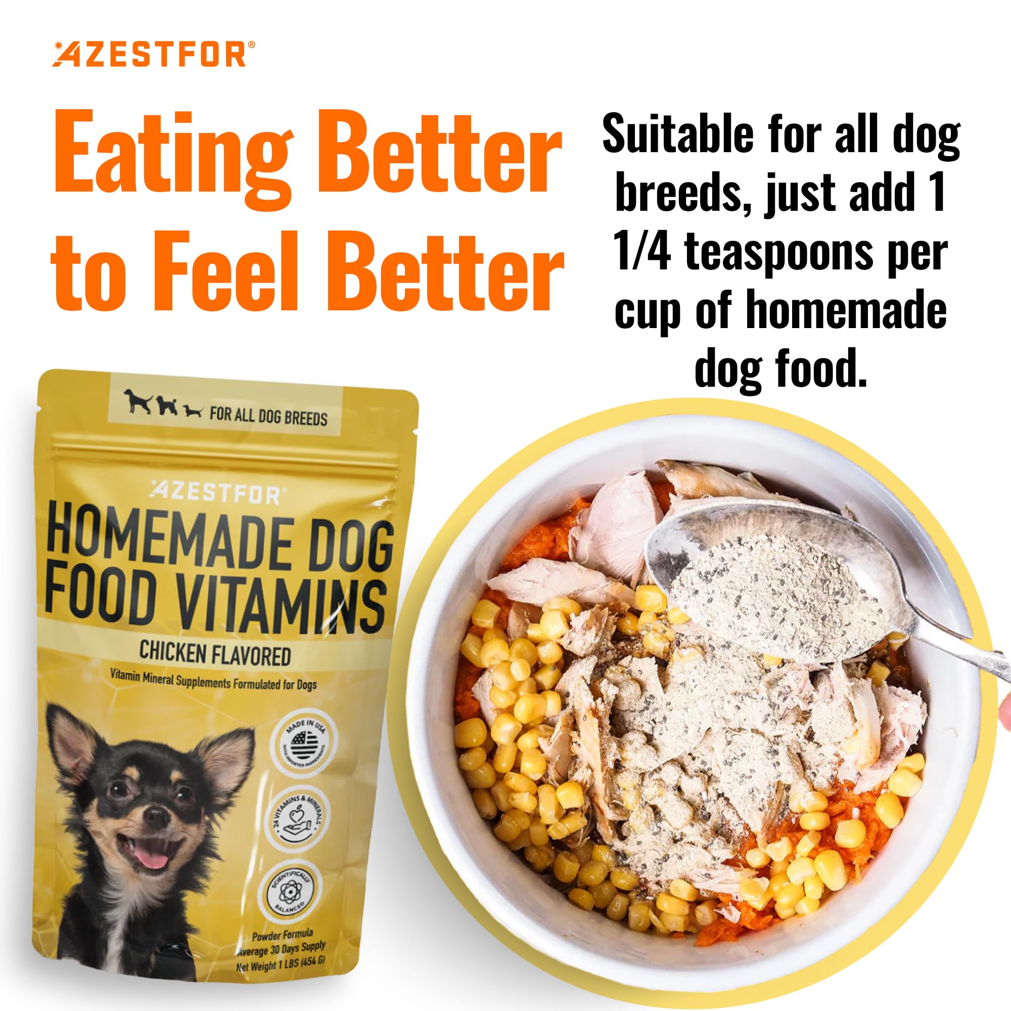 Azestfor chia graines chien : graines de chia pour oméga et texture agréable.