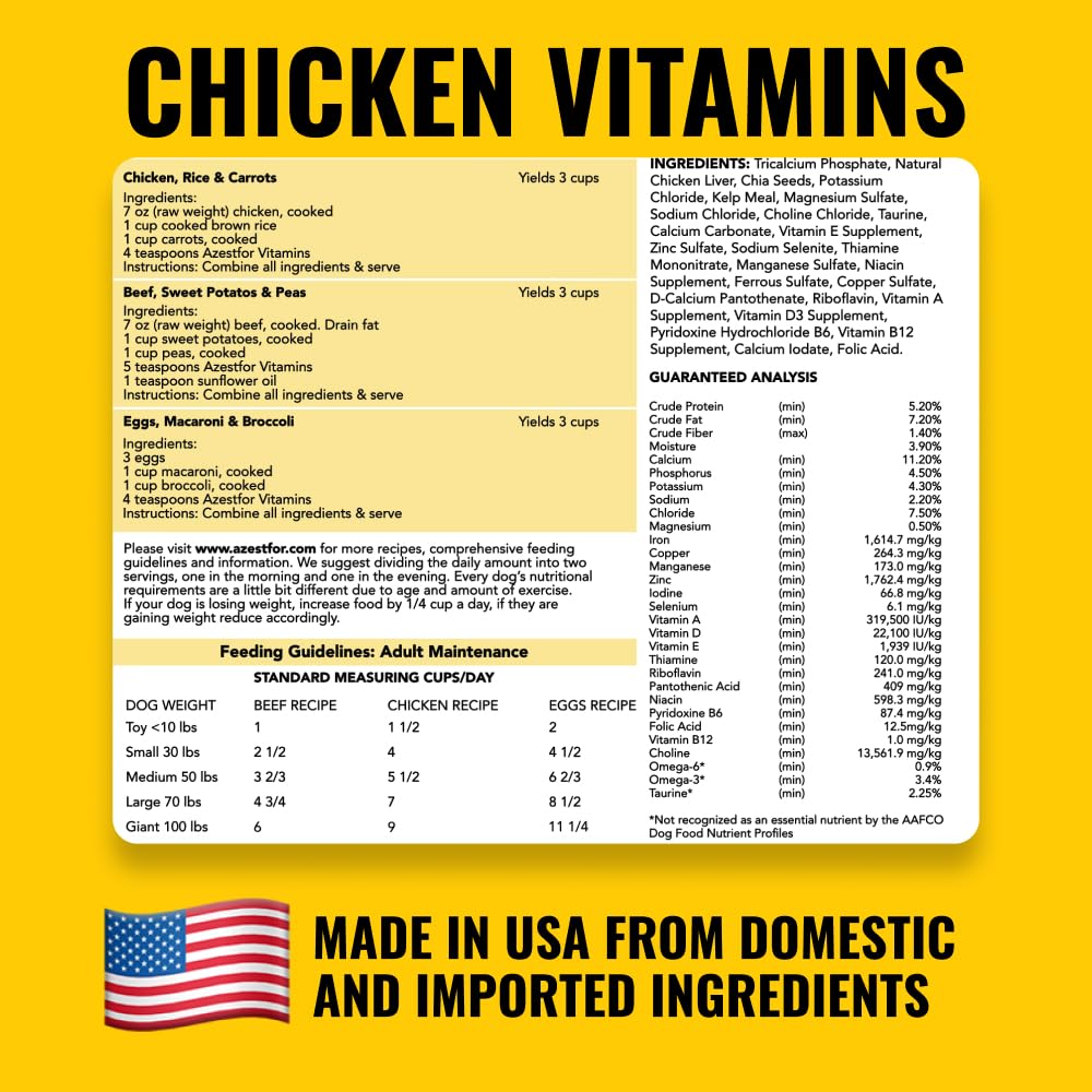 Azestfor fabrique etats-unis chien : produit fabriqué aux Etats-Unis.