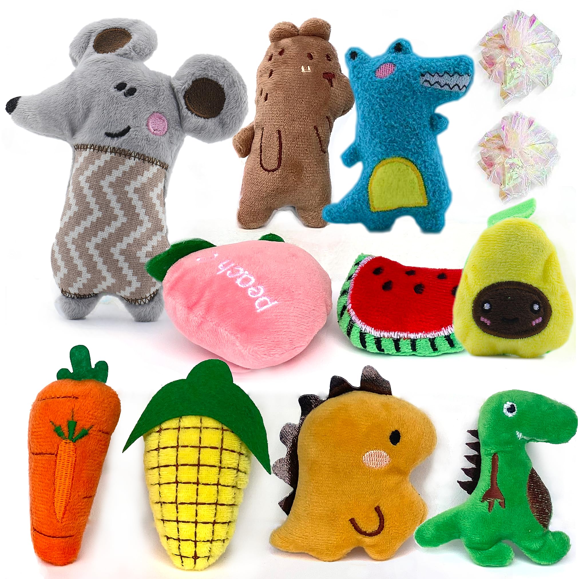 Jouet AZOFFYIU pour chat, souris peluche, stimule l'instinct de chasse et l'amusement.