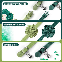 Fleurs amovibles sur le collier azuza, personnalisation rapide et flexible.