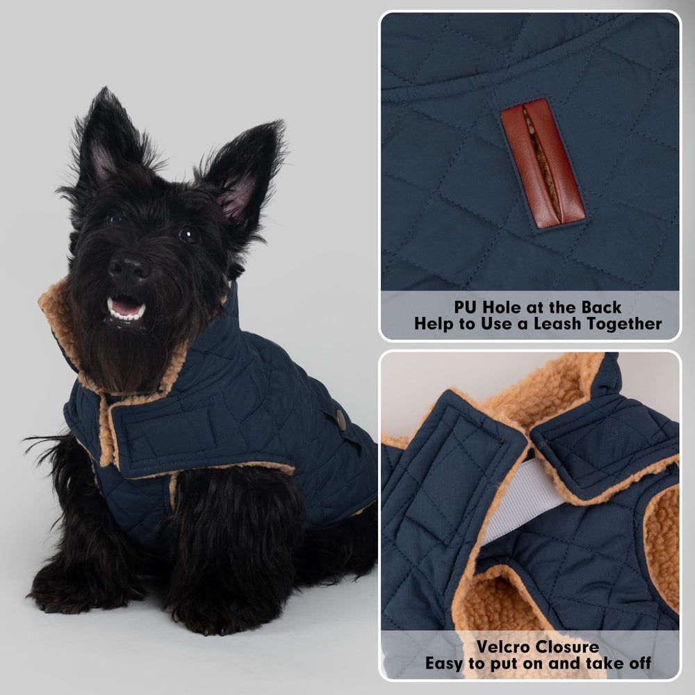 azuza manteau chien tailles S à 3XL pour tous les chiens.