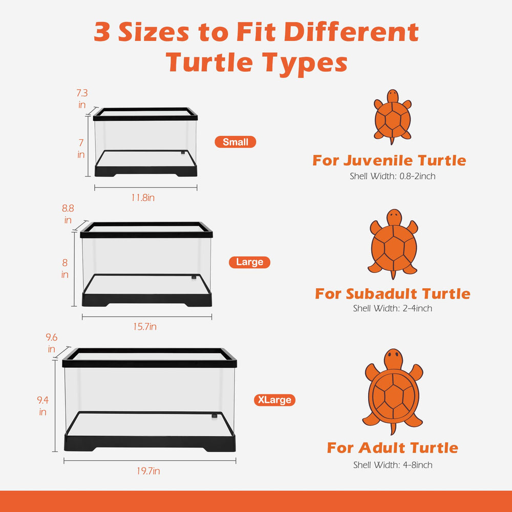 AZV petit aquarium tortue: plaques filtrantes pour un entretien simple