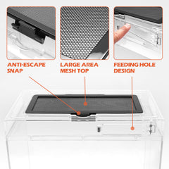 AZV terrarium: matériau PC trempé, robuste et sûr.