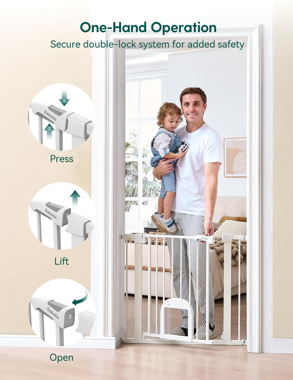 Fermeture automatique douce pour passage fluide
