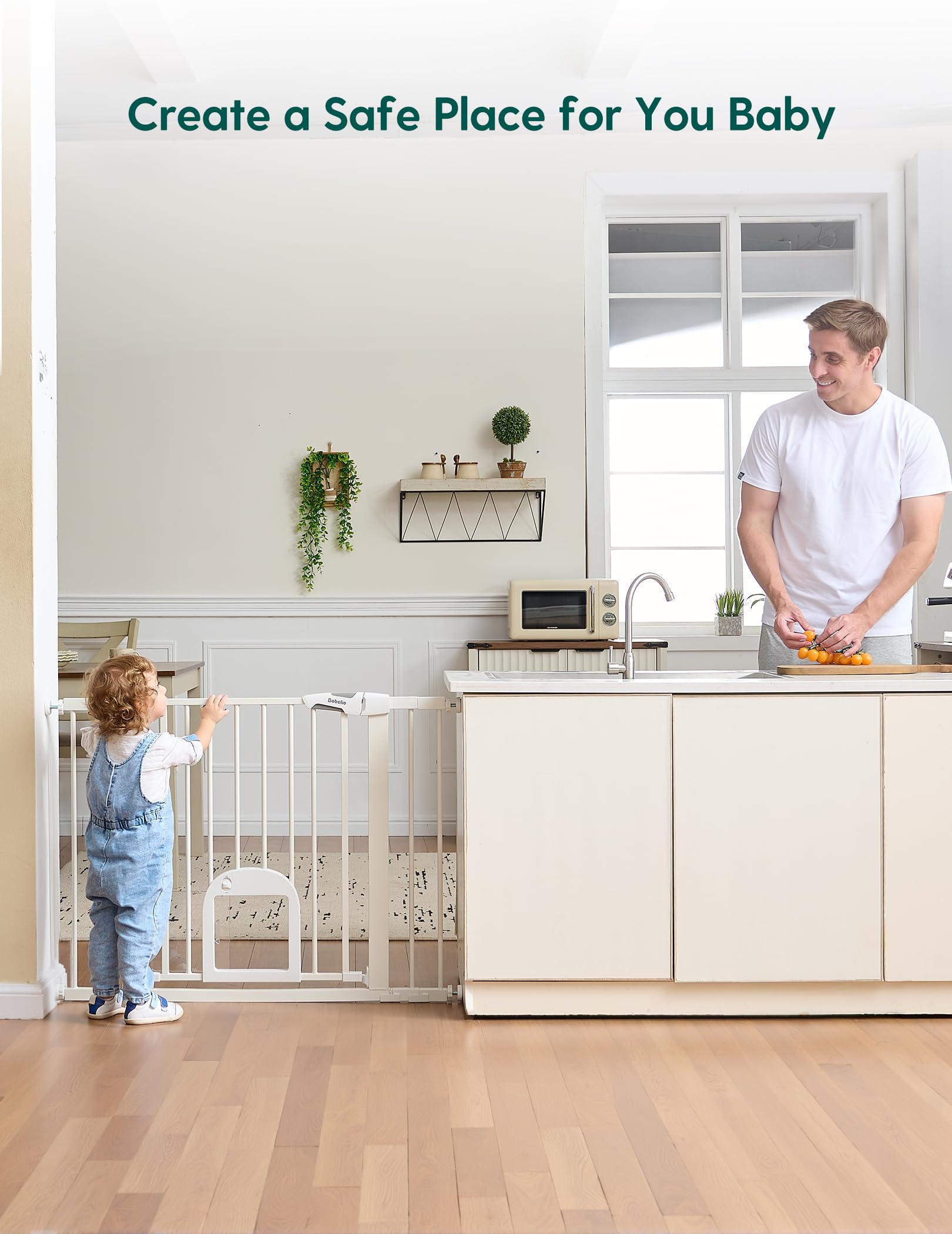 Ouverture à une main même avec bébé en bras