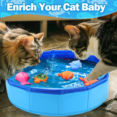 BABORUI jouet chat aquatique interactif poisson pour chasse ludique.