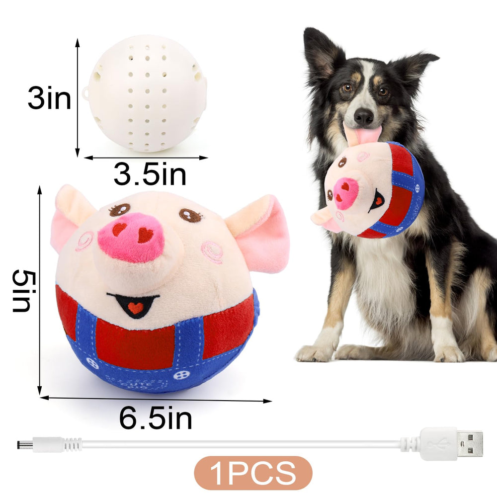 BABORUI cochon rouge double protection, robuste face aux morsures.