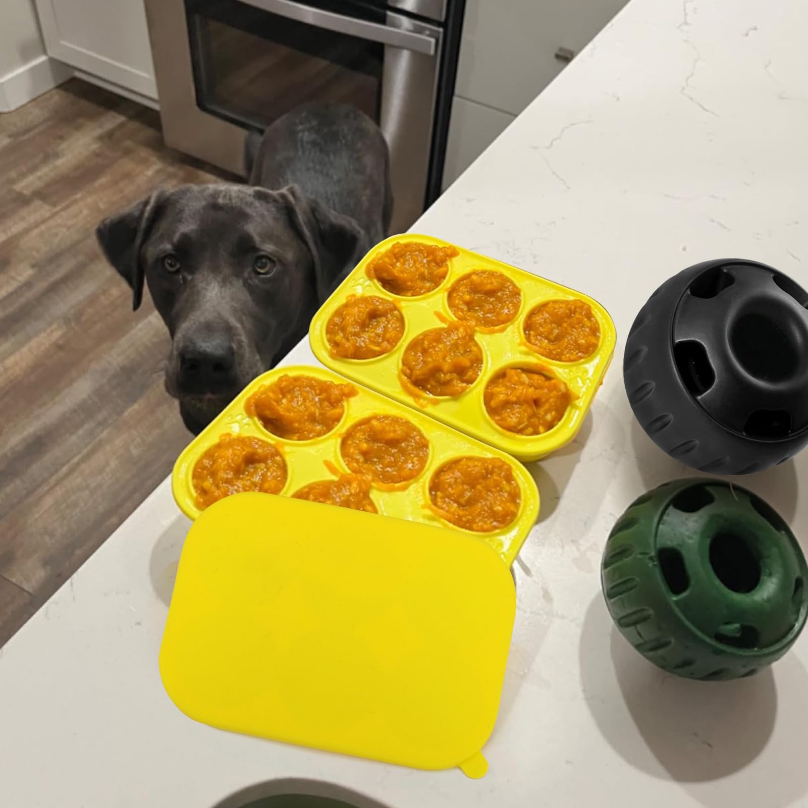 BABORUI moules silicone 6 cavités, sans BPA et réutilisables.