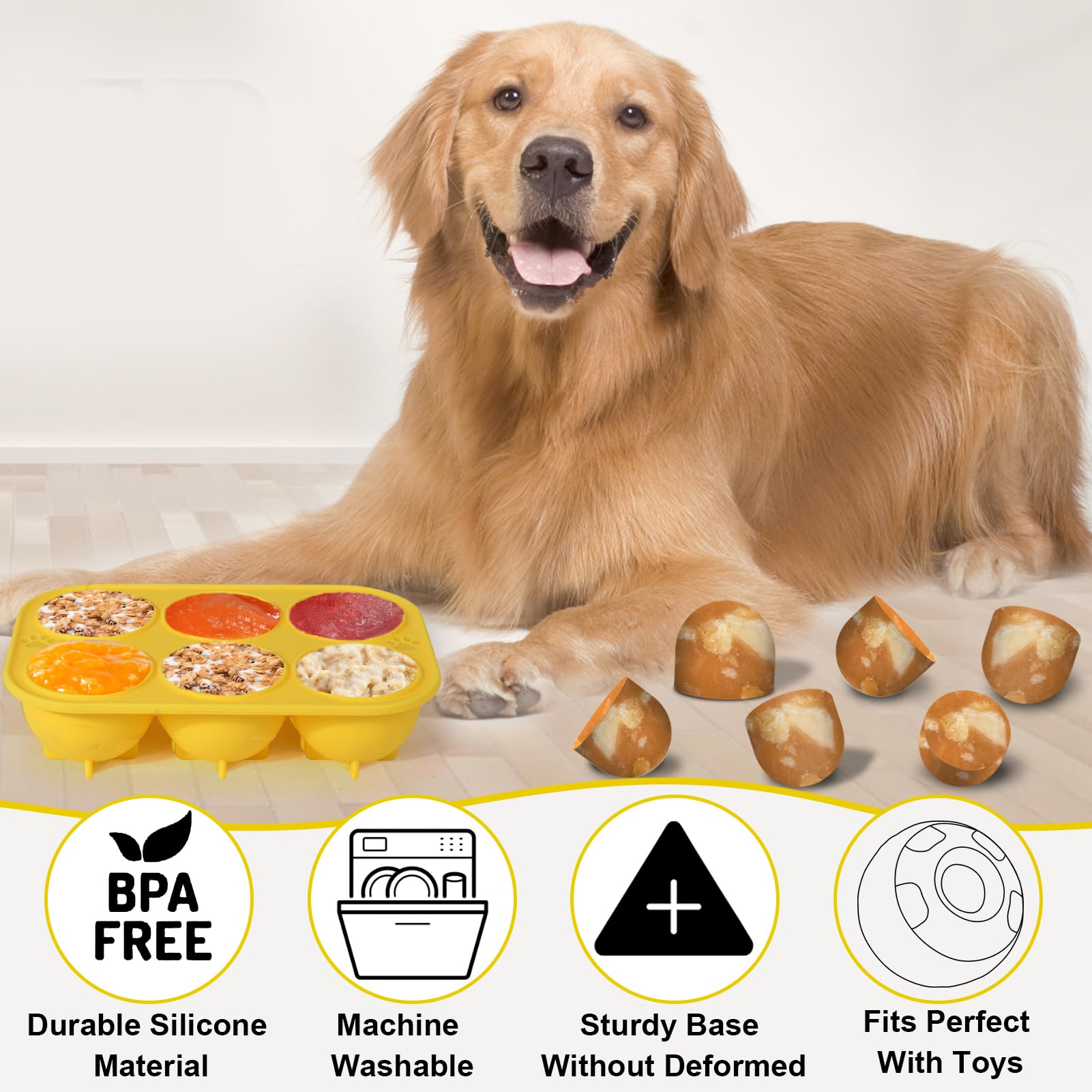 BABORUI moules compatibles congélateur pour conserver les friandises prêtes