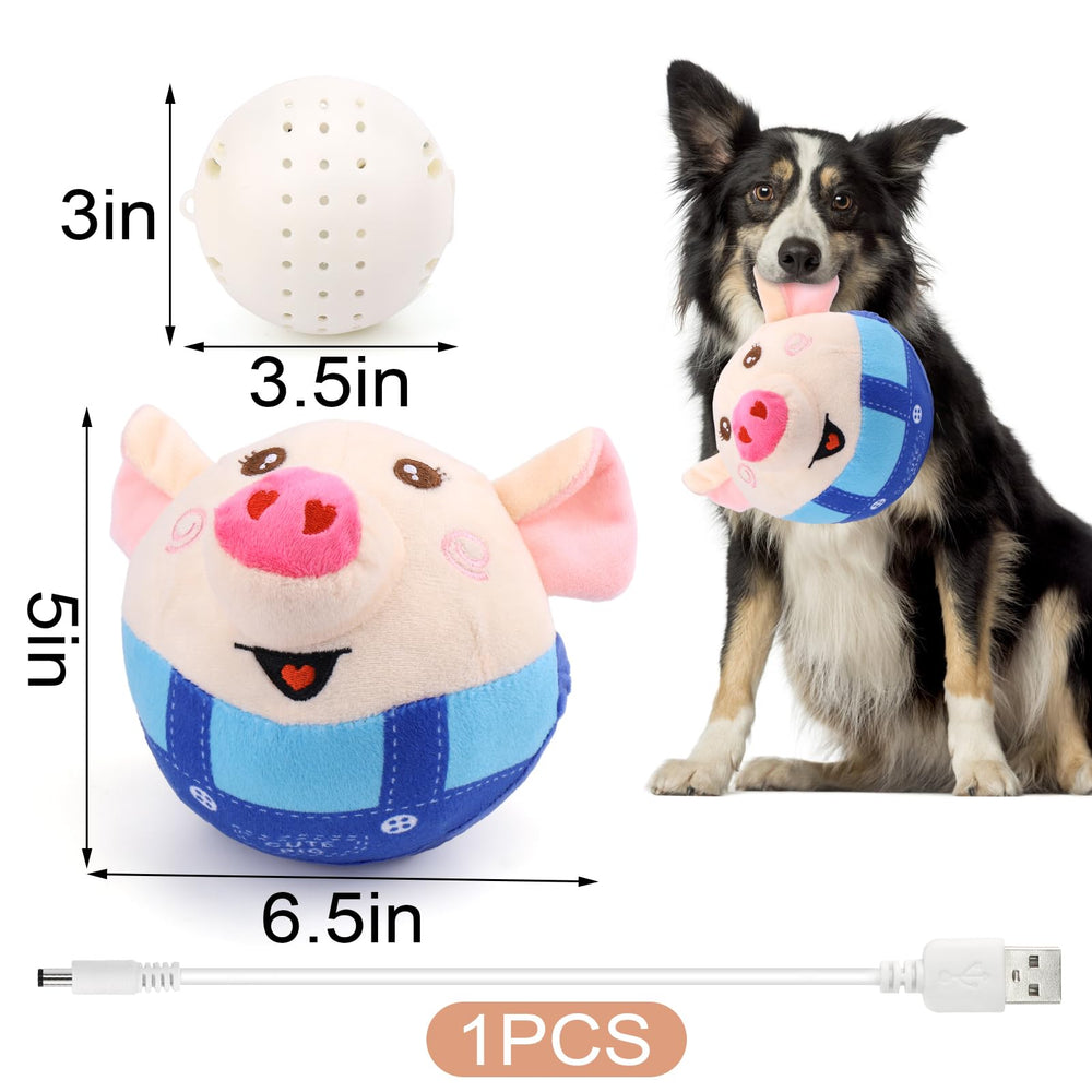 BABORUI Cochon interactif : balle vibrante intégrée favorisant l'exercice et l'excitation.