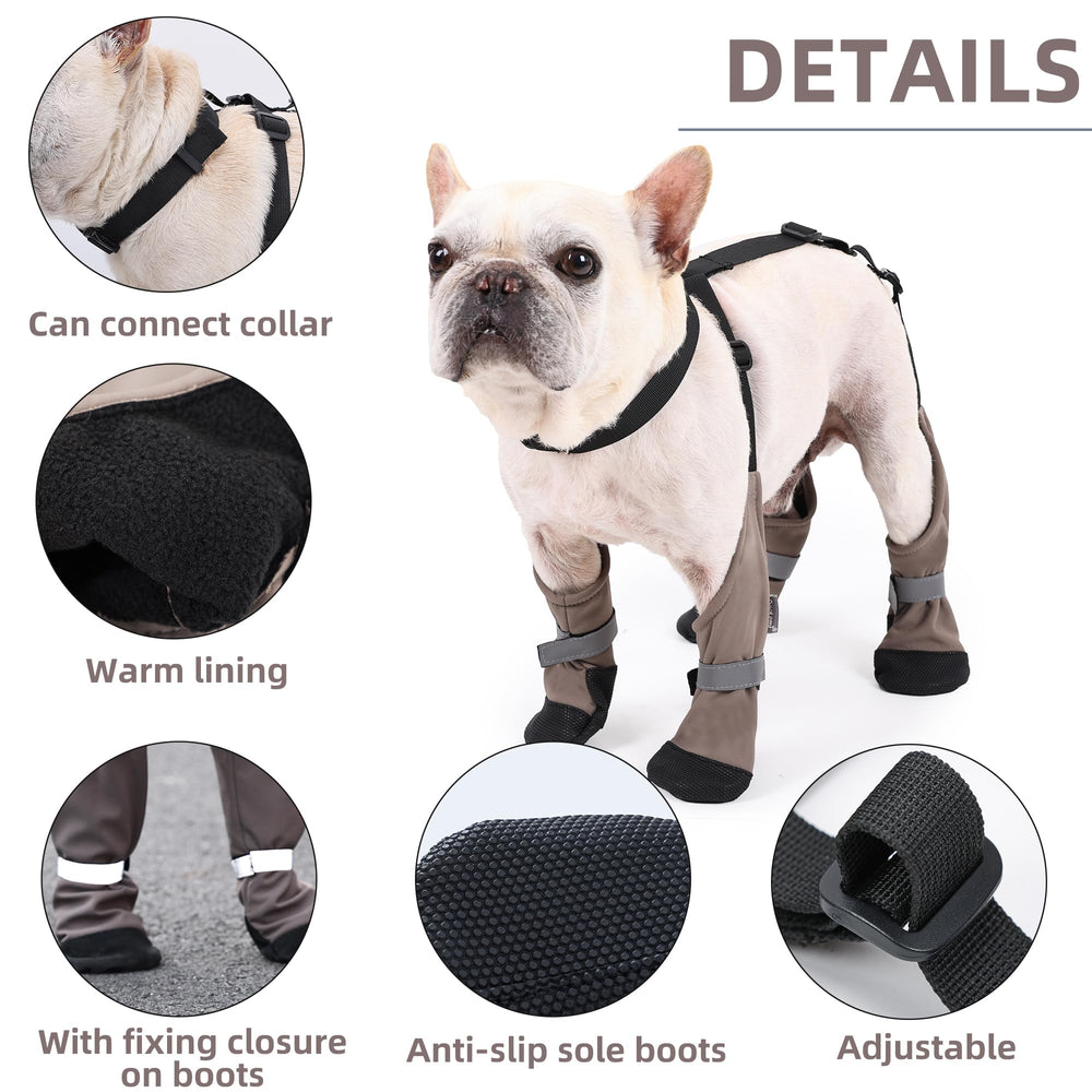 Bottes BabyFoxy à doublure polaire, pattes chaudes lors des promenades.