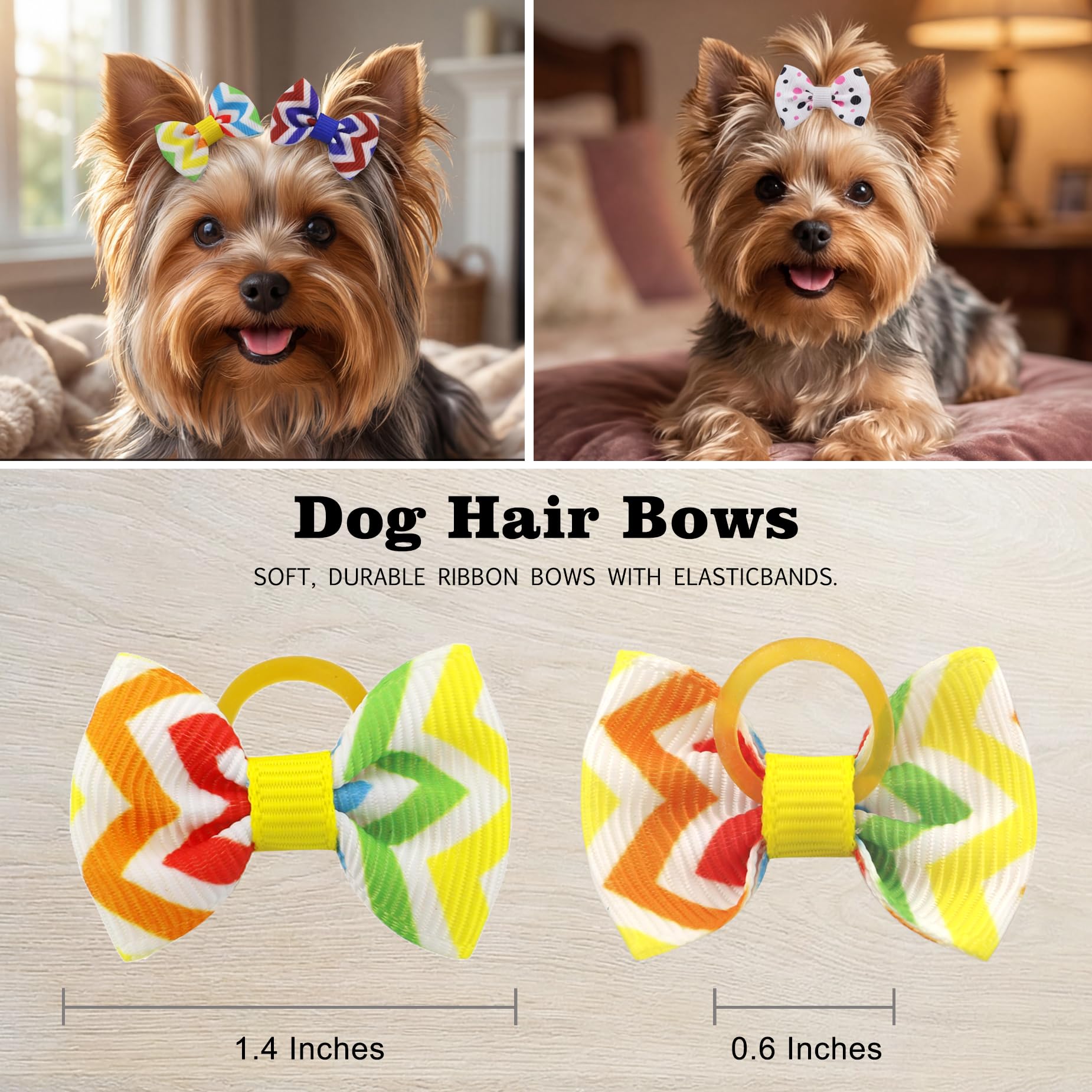 Babymatch noeud-chien-petit bleu, style frais lors des sorties.
