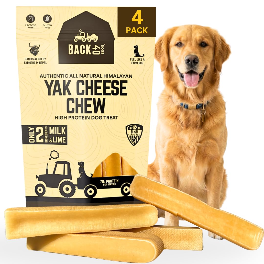Back 40 Dogs friandises yak en emballage pratiques pour l entraînement