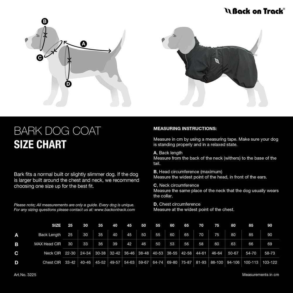 Back on Track Bark All-Round: fermetures Velcro ajustables sans torsion.