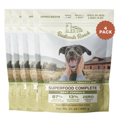 BADLANDS RANCH sachet nourriture chien sechee a l air, repas pratique et nutrition complete