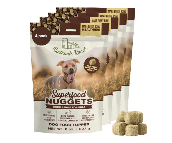 Nuggets BADLANDS RANCH dans le paquet extérieur, option pratique pour le repas.