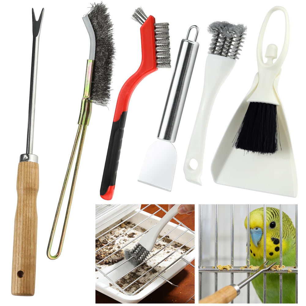 Baeruuss kit nettoyage cage oiseaux : ensemble complet pour entretien facile