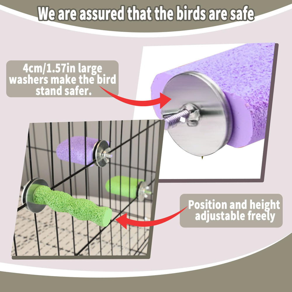 Baeruuss securite-bien-etre-oiseaux: aide à l’entretien des griffes et du bec.