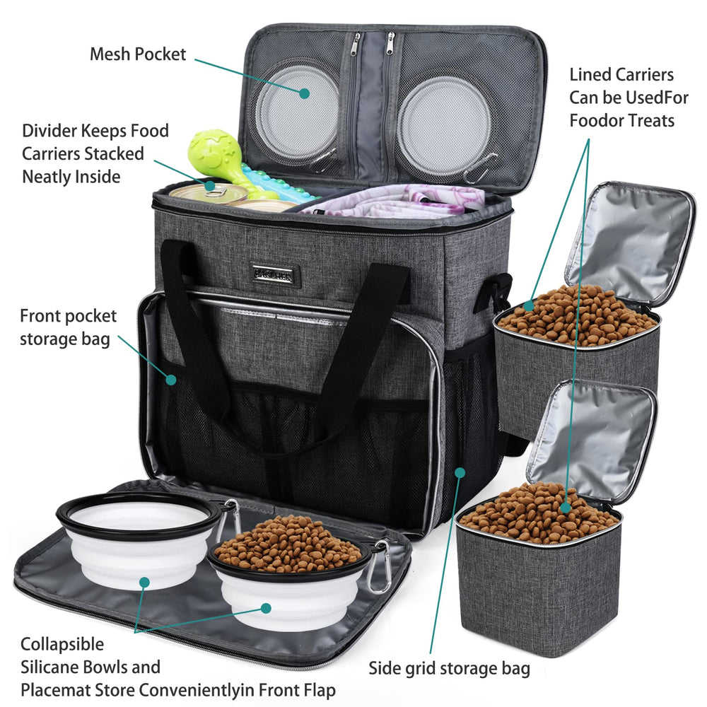 Dimensions BAGLHER 13,5x6,5x13 pouces pour la plupart des chiens.