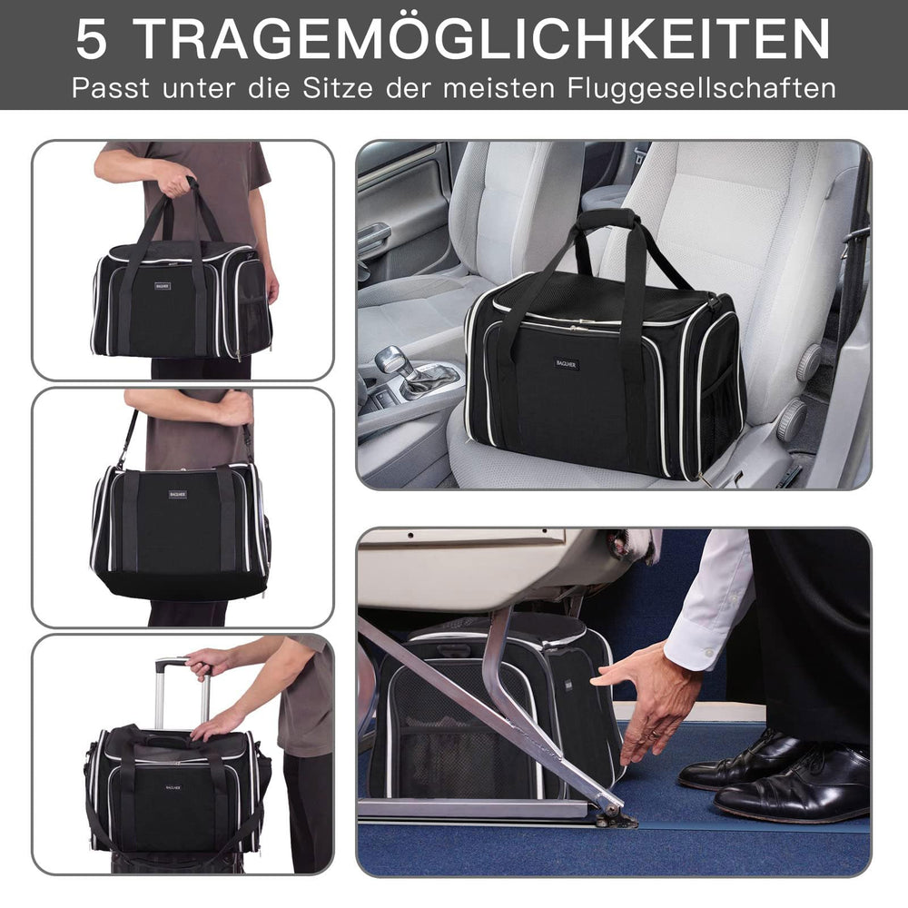 BAGLHER porte-chat coussins rembourrés, voyage plus confortable.