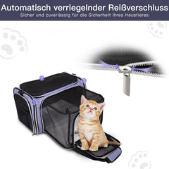 BAGLHER Sac chat coussins peluche – confort doux pour petit animal.