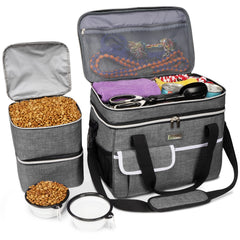 BAGLHER sac voyage chiens et chats double couche, pratique pour tout organiser en voyage.