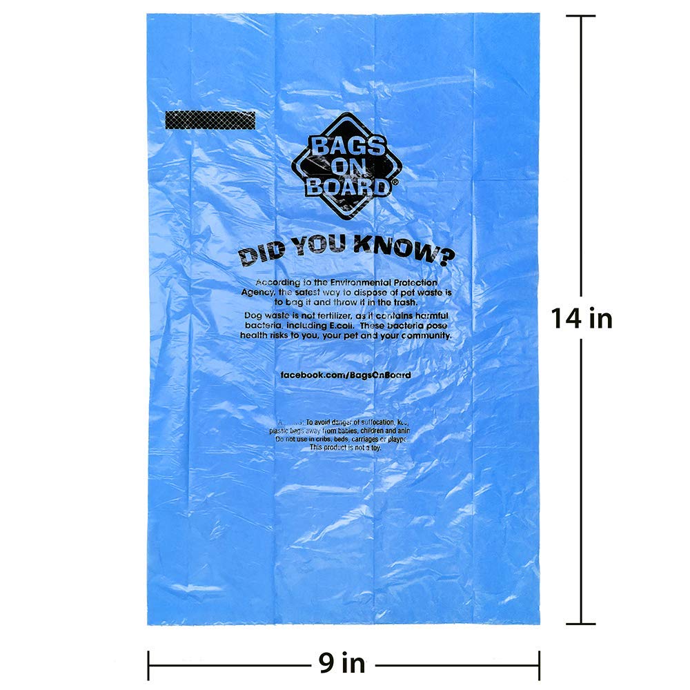 Lot Bags on Board 315 sacs, rouleaux faciles à changer