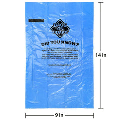 Lot Bags on Board 315 sacs, rouleaux faciles à changer