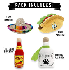 Baja Ponchos tequila peluche : compagnon de jeu léger et maniable