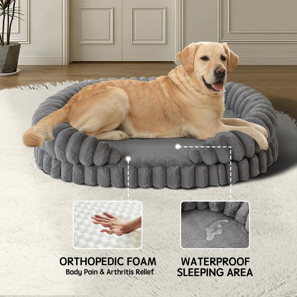 BALANCE bolster-support-tete-chien, rebord confortable soutenant la tête et le cou.