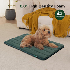 BALANCE Dog Crate Pad tissu supérieur imperméable repoussant les liquides.