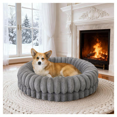 BALANCE lit beignet pour chien 30 pouces: confort enveloppant pour repos profond