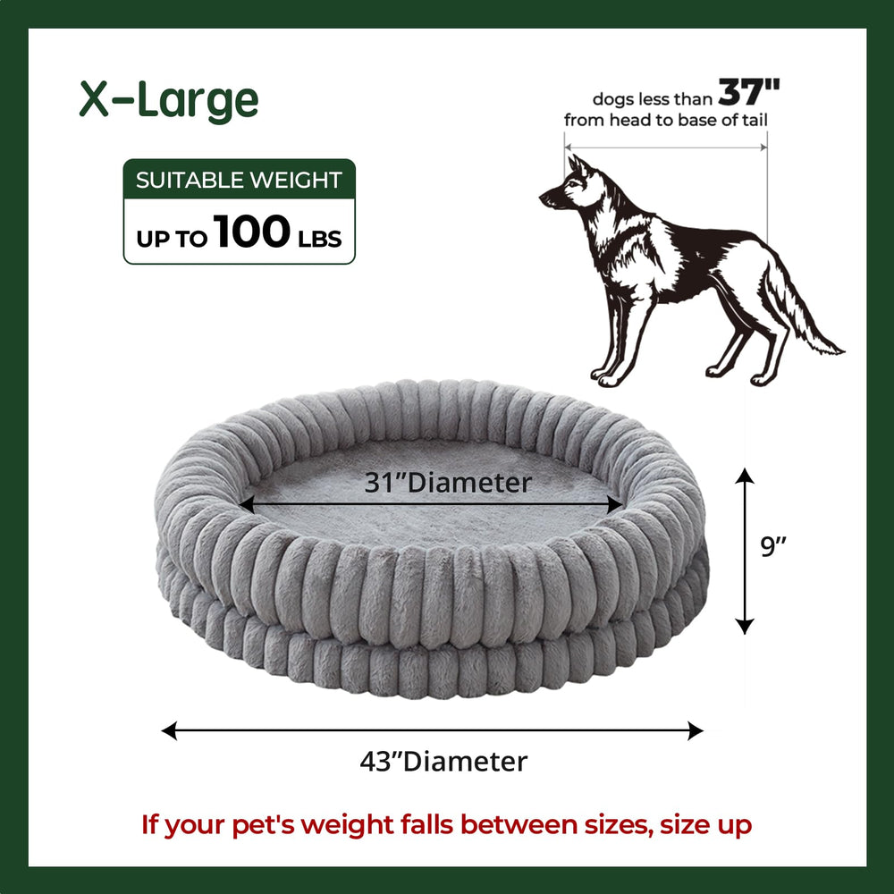 BALANCE lit-chien coussins amovibles gris, entretien simple.