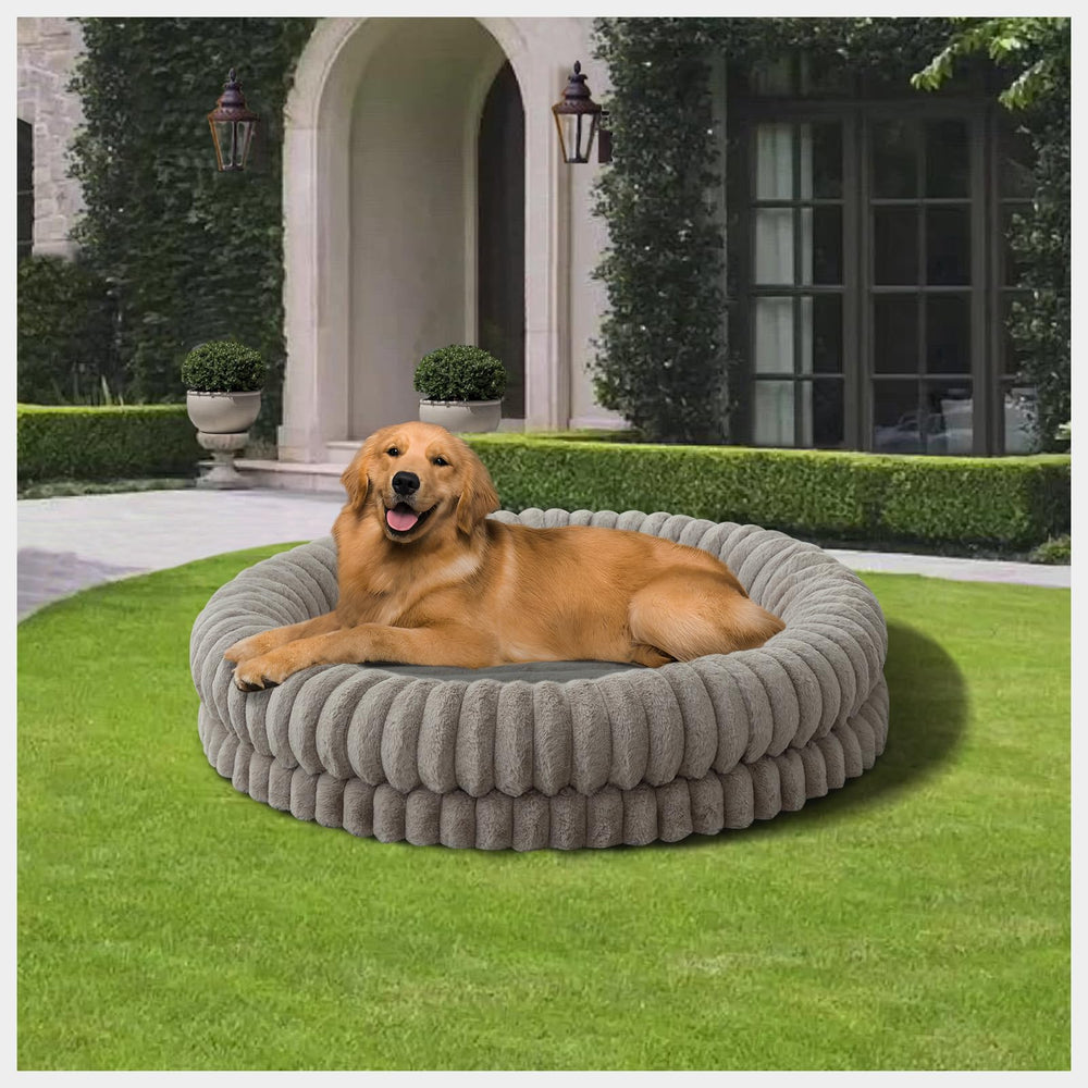 BALANCE lit-donut offre un espace de repos confortable pour grands chiens.