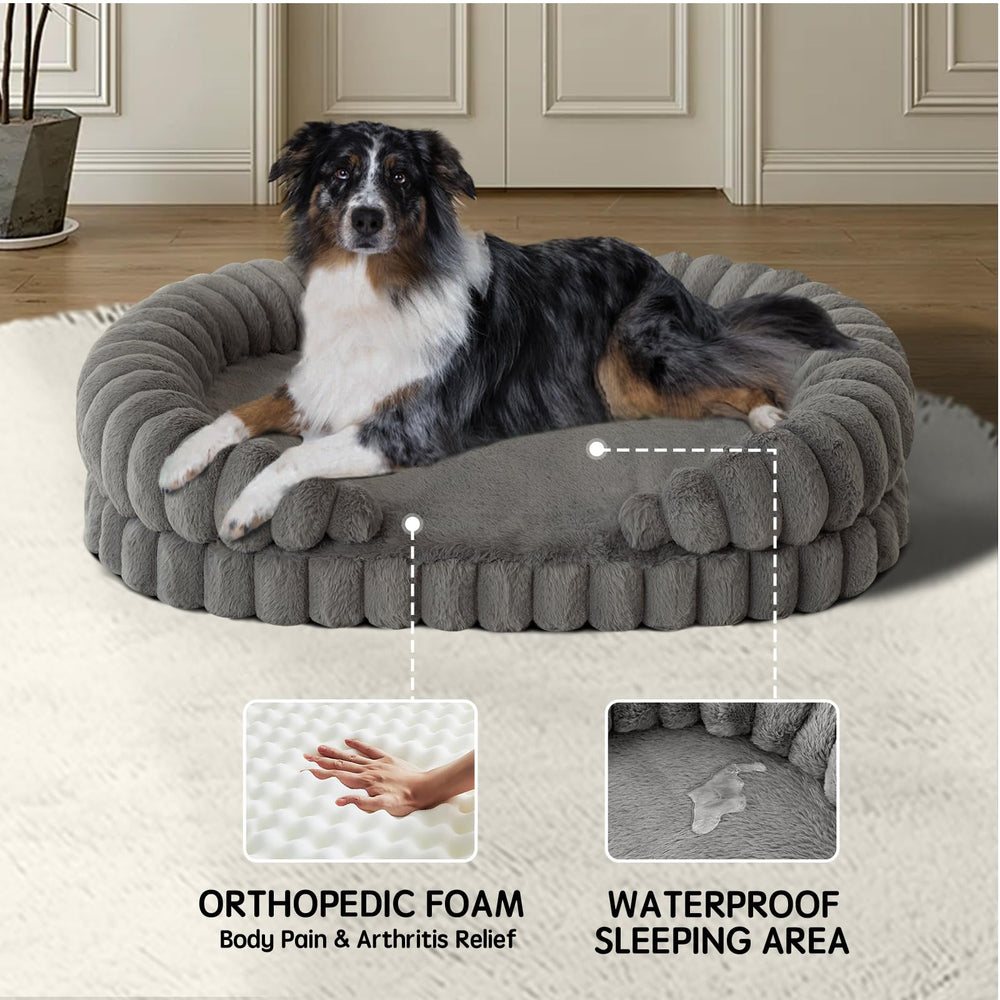 BALANCE mousse orthopédique en alvéoles pour soutien des articulations du grand chien